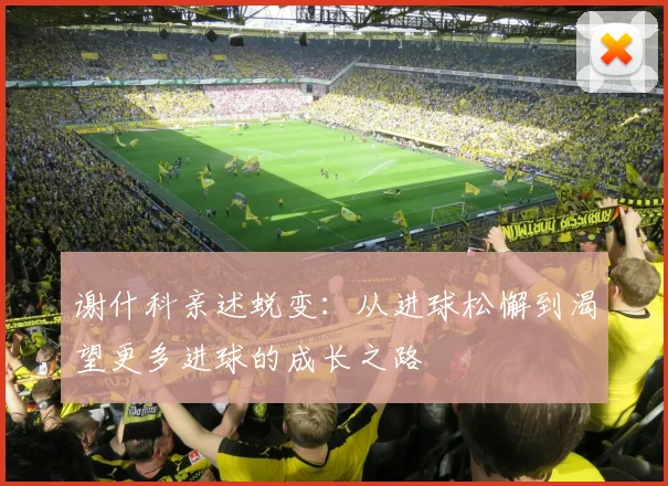 谢什科亲述蜕变：从进球松懈到渴望更多进球的成长之路